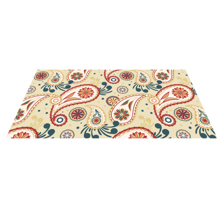 Colourful water drops bathroom vinyl rug - TenStickers