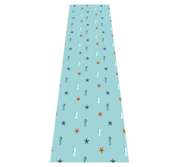 Animal vinyl rug in nautical design - TenStickers