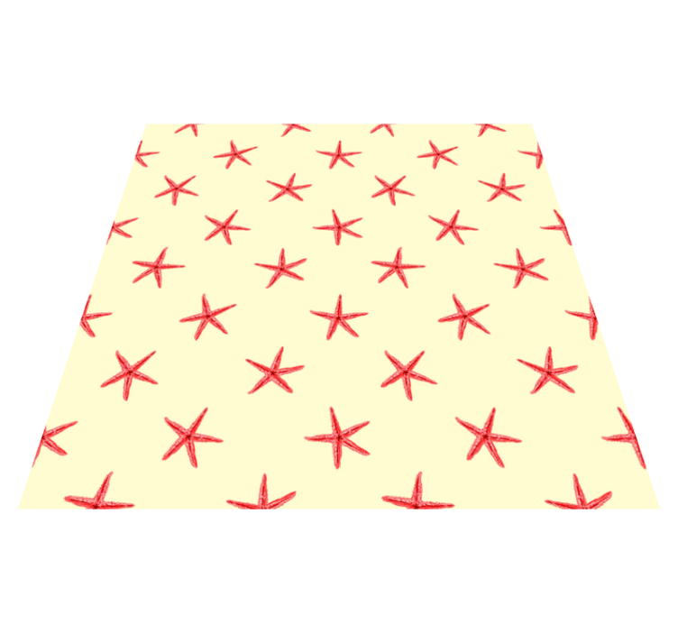 Starfish on fine sand animal vinyl rug - TenStickers