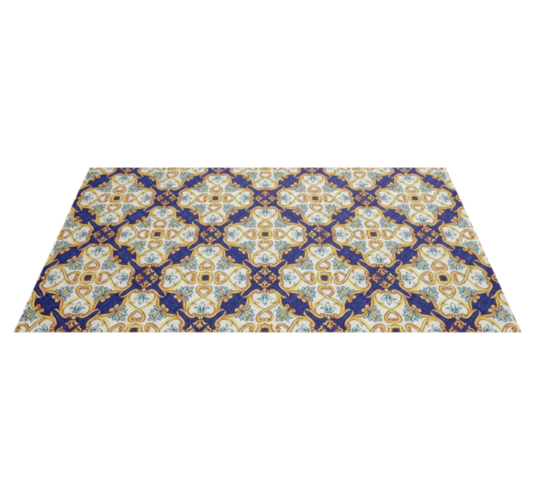 Regal mediterranean kitchen vinyl rug - TenStickers