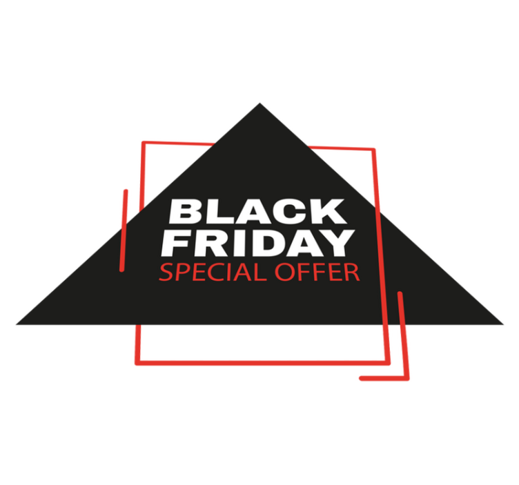 Black friday vinyl rug black friday sign - TenStickers