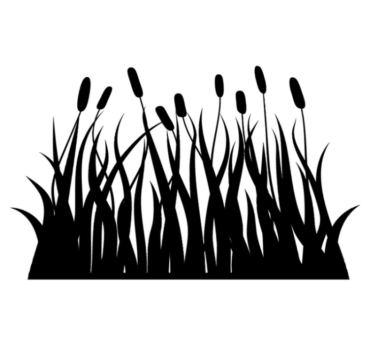 Juncos monocolor bathroom vinyl rug - TenStickers