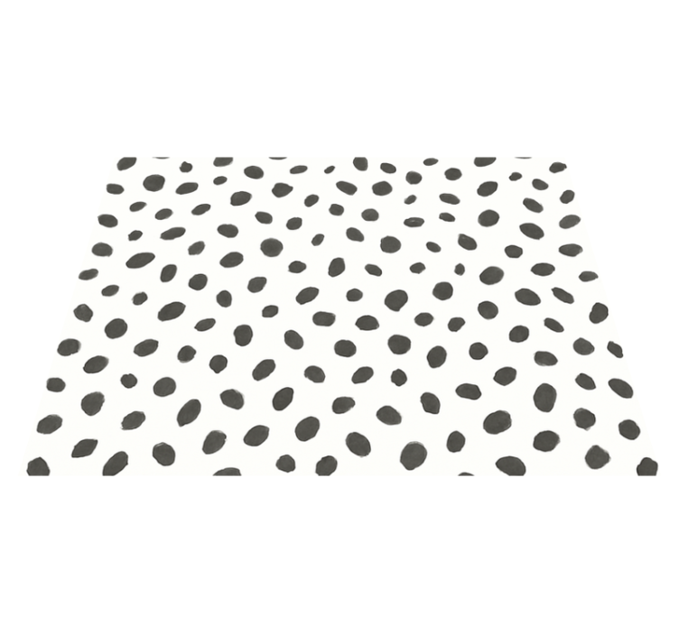 Animal print vinyl rug classic dalmatian design - TenStickers