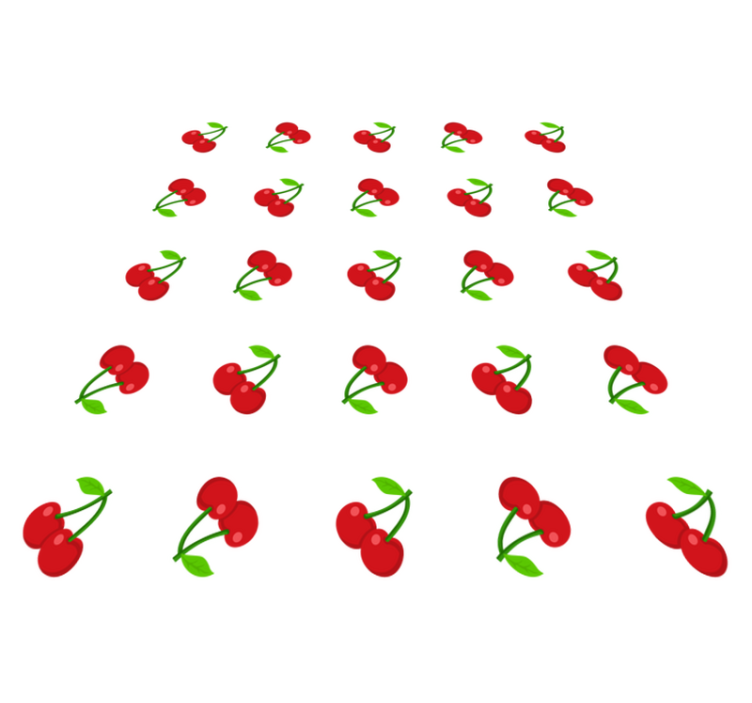 Nature vinyl rug cherry blossom design - TenStickers