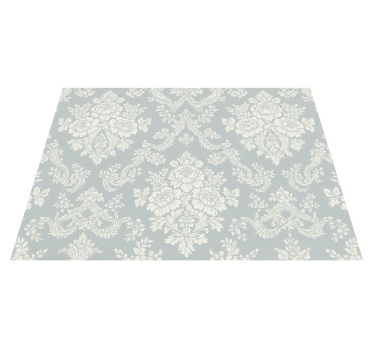 Vintage style bedroom vinyl rug - TenStickers
