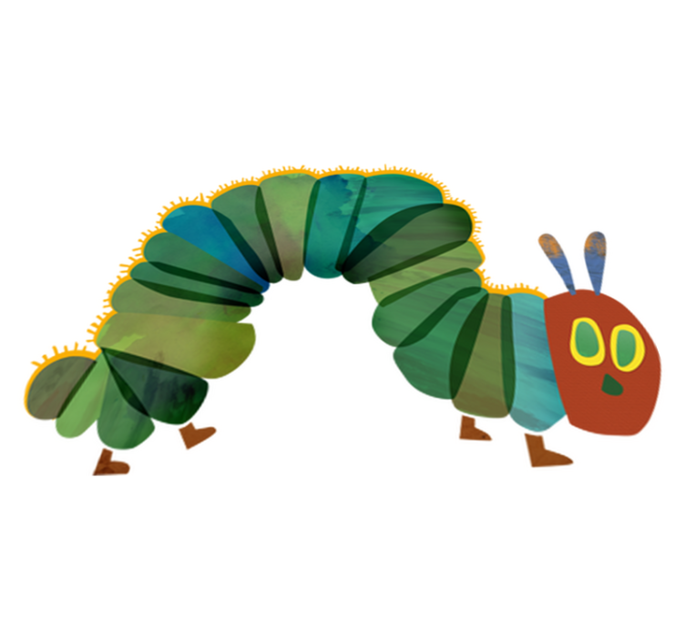 Kids vinyl rug always hungry - TenStickers