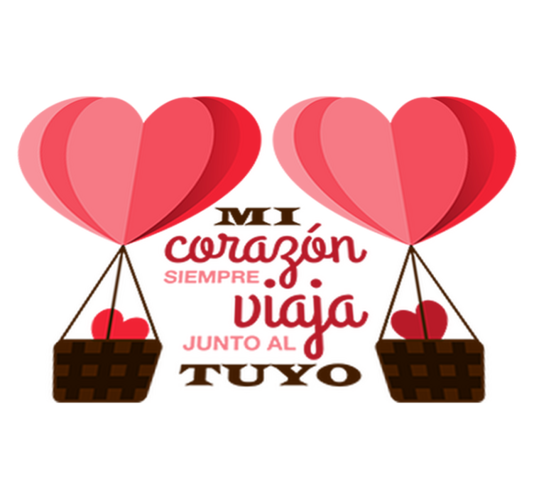 Bedroom vinyl rug valentine’s day decor - TenStickers