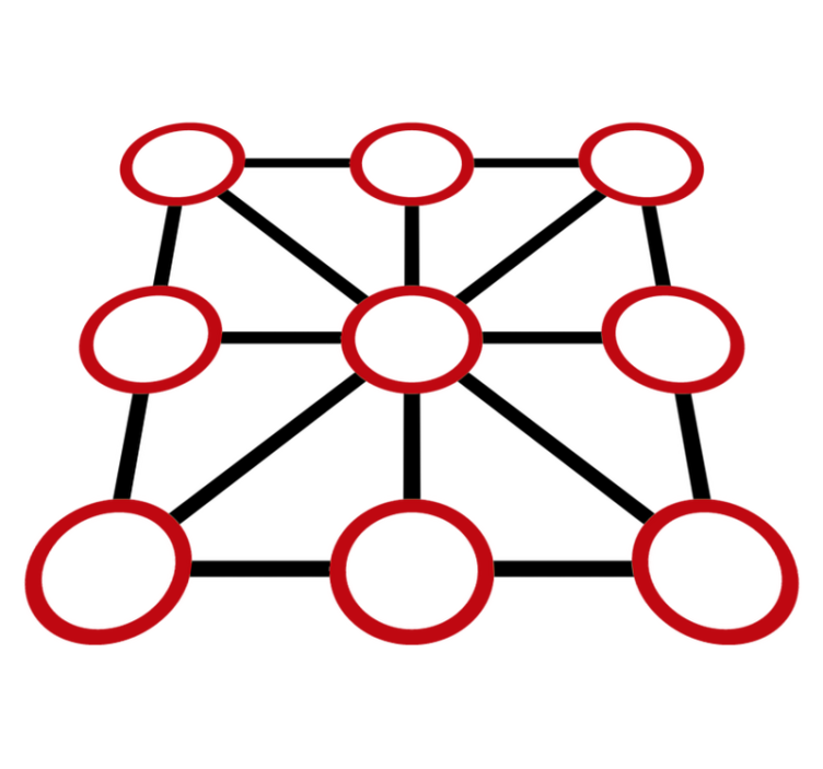 Gaming vinyl rug tic tac toe - TenStickers