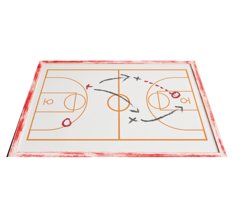 Gaming vinyl rug board game sports coach - TenStickers