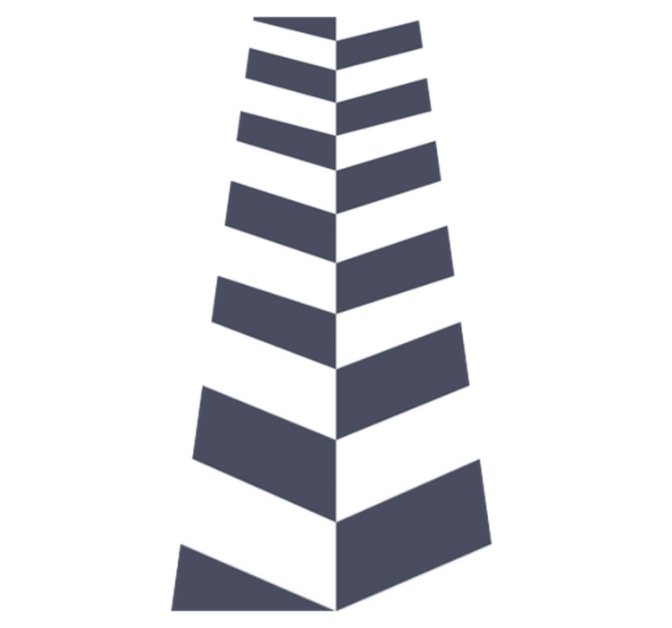 Bathroom vinyl rug in navy blue stripes pattern - TenStickers