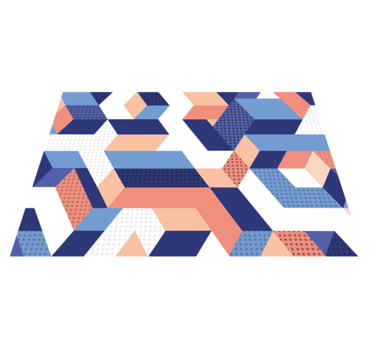 Geometric Pattern Harmony - TenStickers