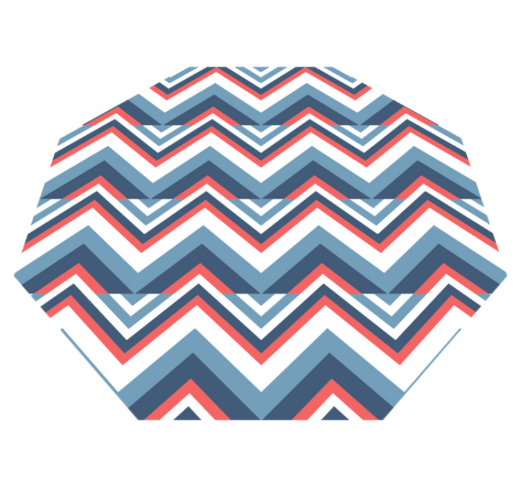 Fantastic color rays scandinavian vinyl rug - TenStickers