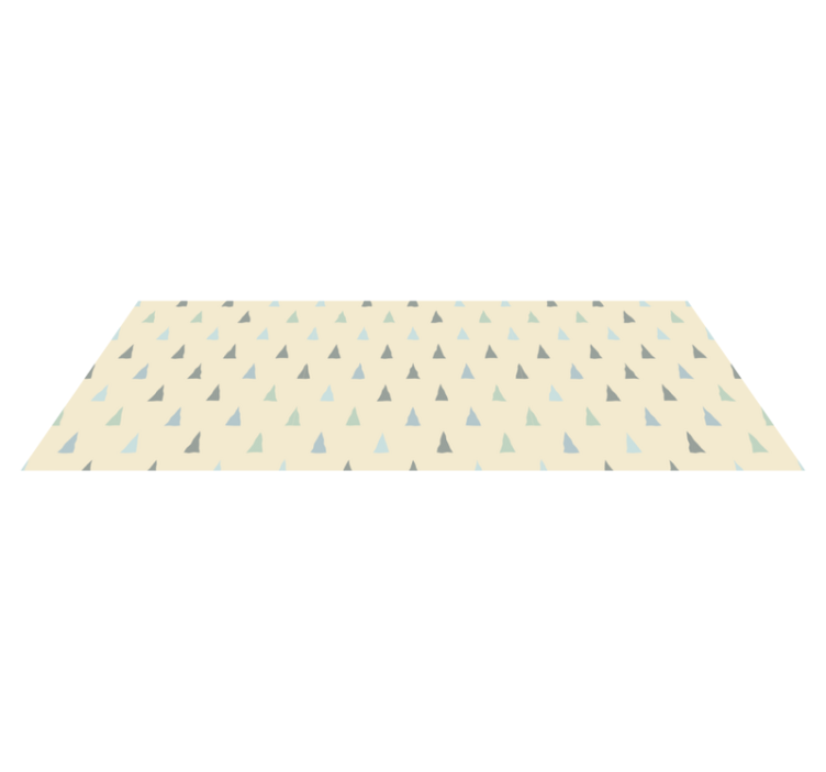 Geometric Triangle Shapes stripes vinyl rug - TenStickers