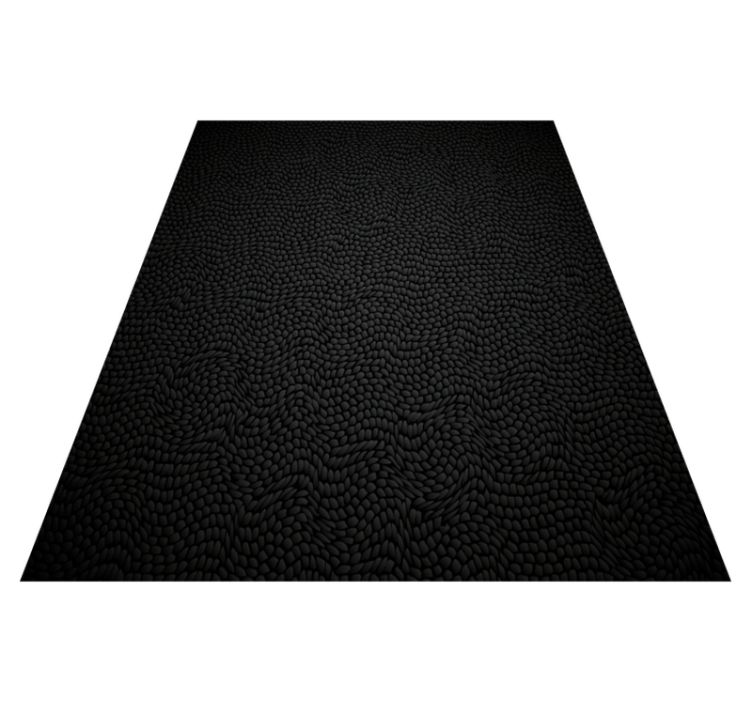 Fur imitation animal print vinyl rug - TenStickers