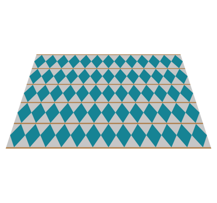 Sweden design geometric vinyl rug - TenStickers