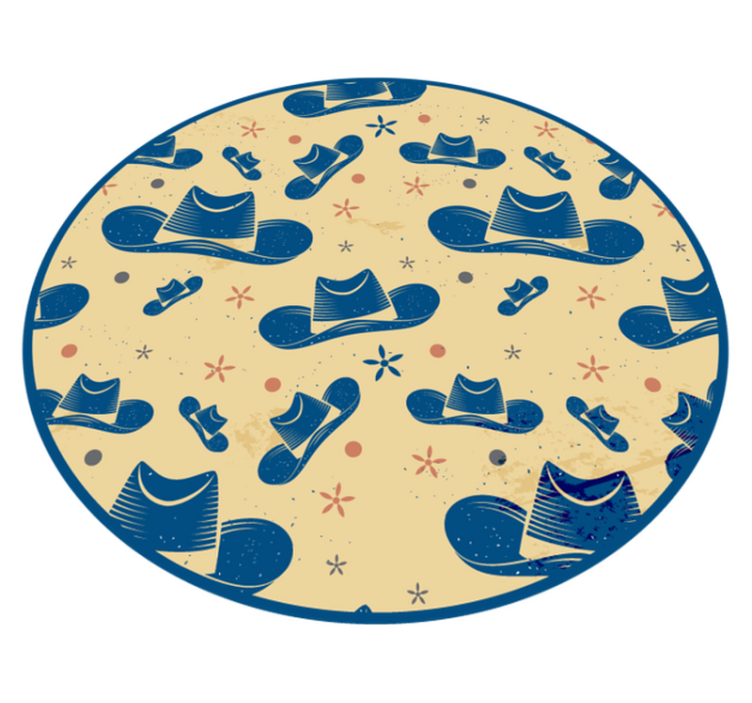 Circular Play Area nursery vinyl rug - TenStickers