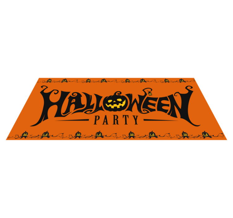 Hallowen party vinyl carpet - TenStickers