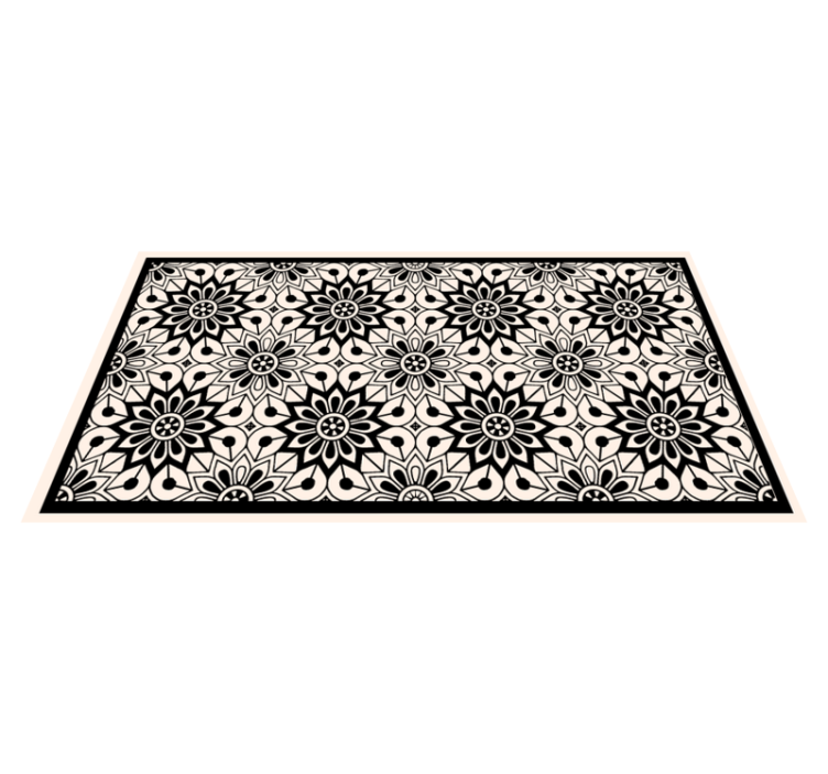 trompe l'oeil  modern vinyl rug - TenStickers