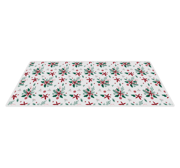 beautiful christmas pattern  entrance hall tiles - TenStickers