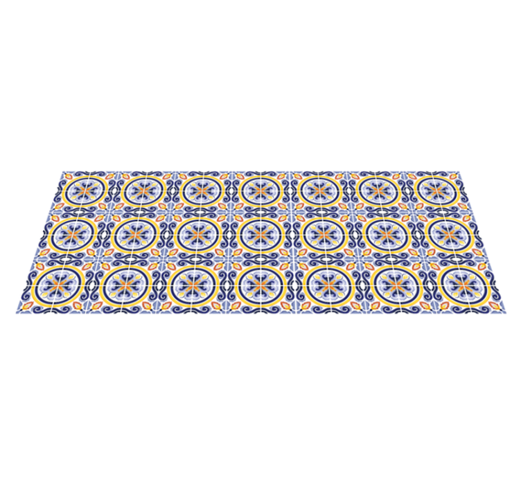 Summer Tiles tile carpet for home - TenStickers