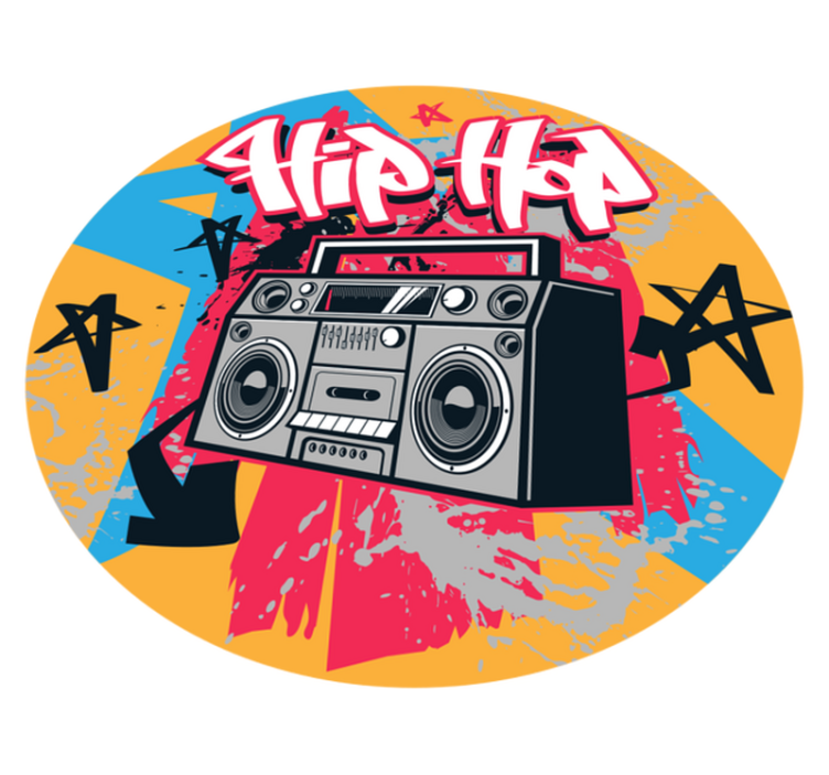 hip hop dancer bedroom rug - TenStickers