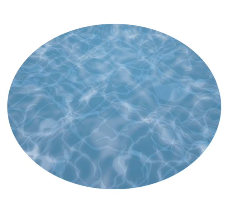 Aquatic Surface Illusion marble vinyl rug - TenStickers