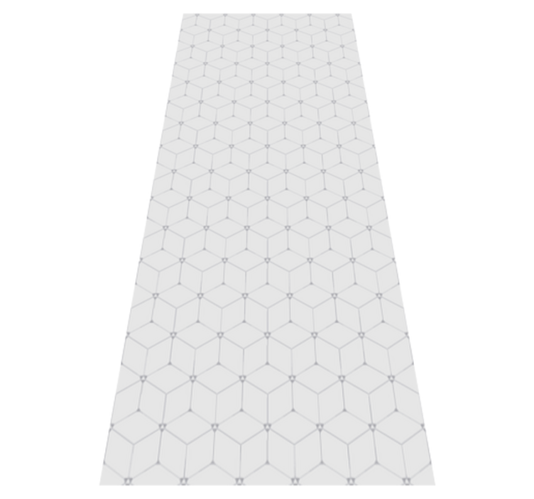 Geometric Tiled Pattern floor carpet tiles - TenStickers
