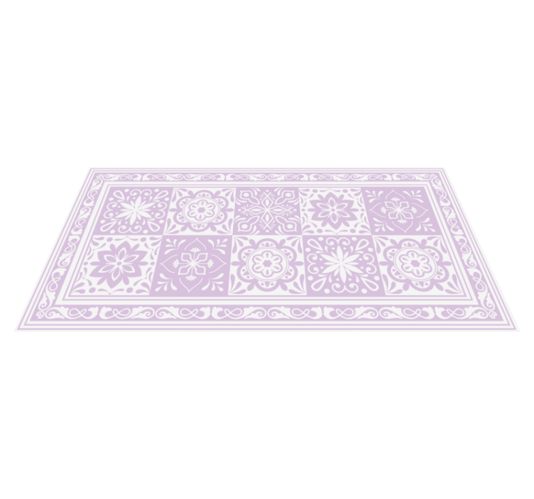 Azulejos hidráulicos color malva tile carpet - TenStickers