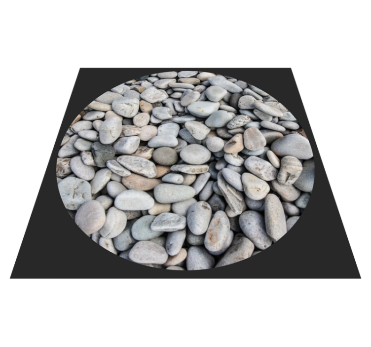 Tiny stones bathroom flooring - TenStickers