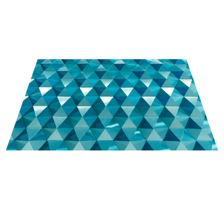 Diamond 3D pattern geometric rugs - TenStickers