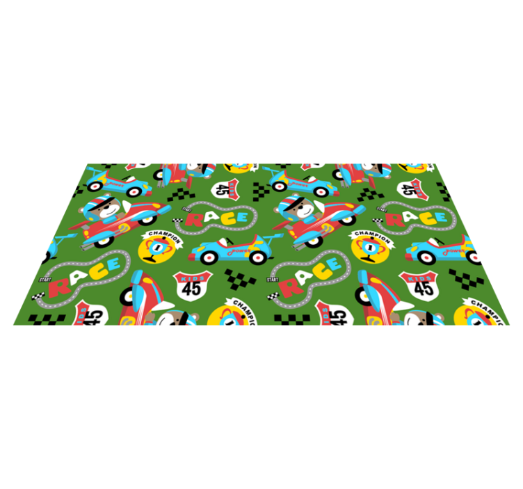 Vinyl rug circuit formula 1 road for kids - TenStickers