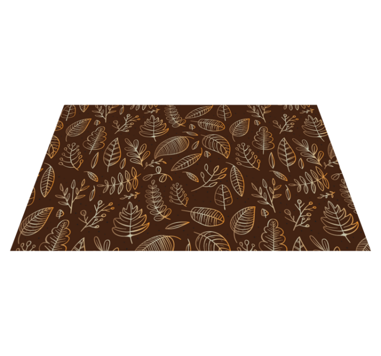 Golden autumn vintage rug - TenStickers
