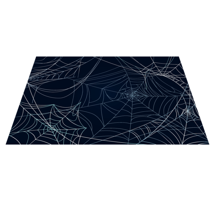 Cobwebs Illustration halloween rugs - TenStickers