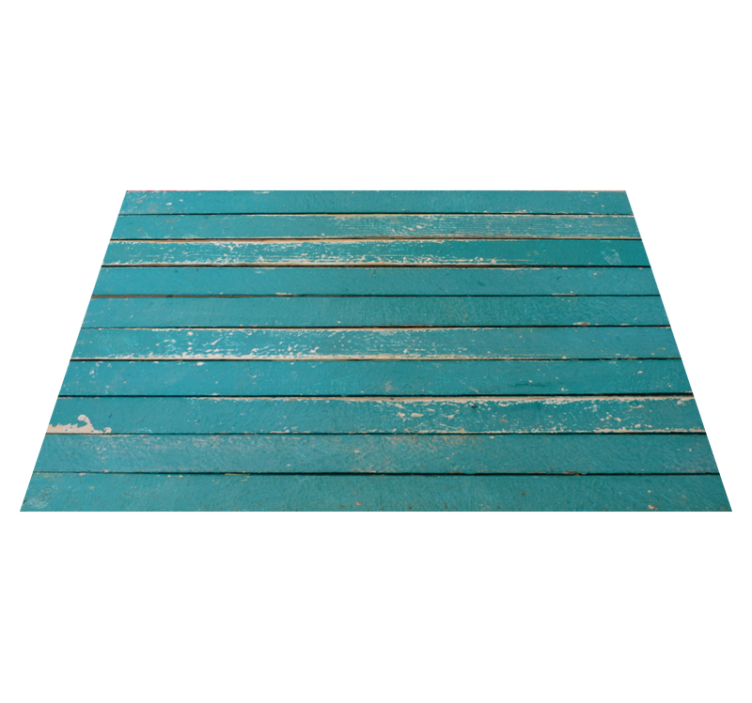 Distressed Plank wood vinyl rug - TenStickers