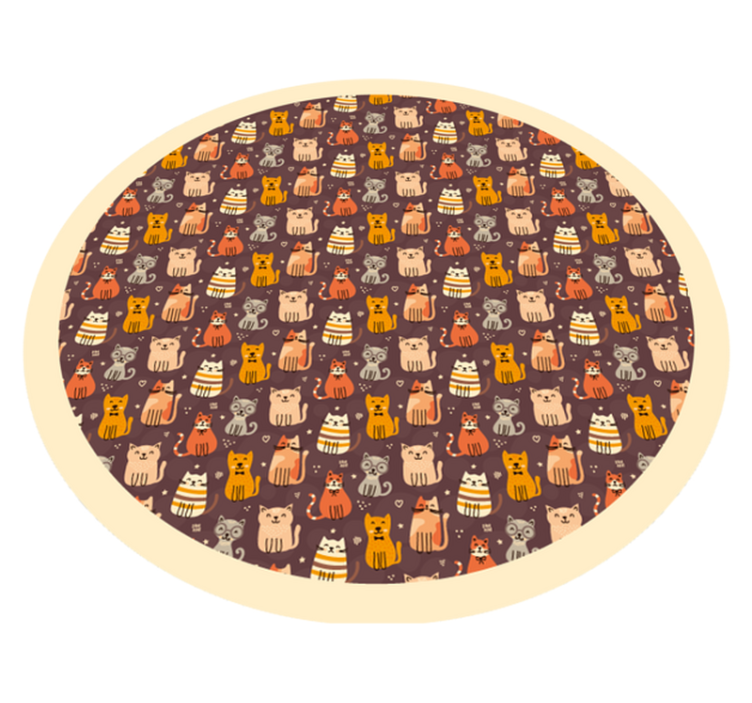 Animal Pattern Playcircle vinyl rug - TenStickers