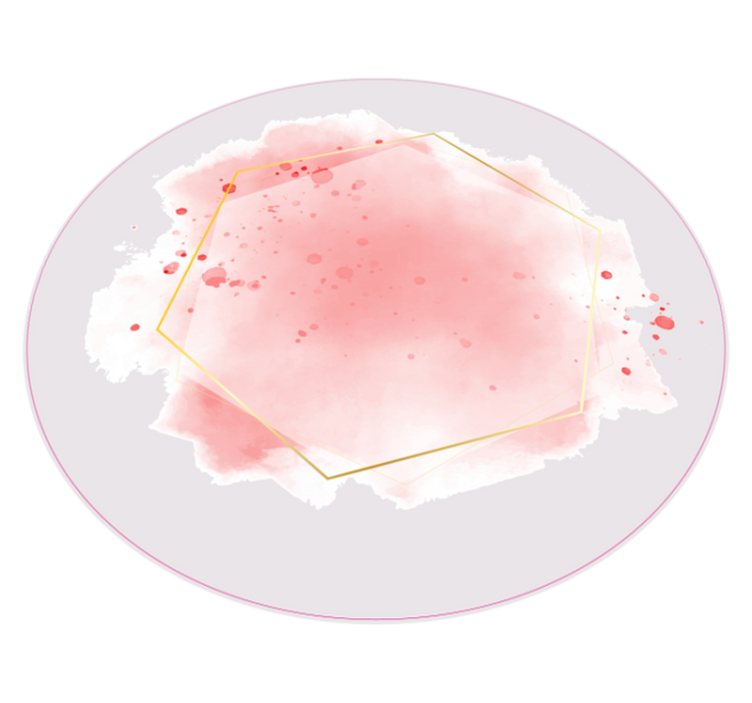 Abstract Watercolor minimalist vinyl rug - TenStickers