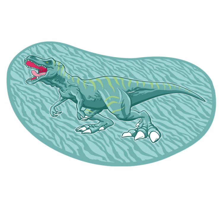 Dinosaur expedition vinyl rug - TenStickers