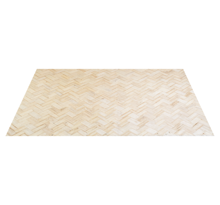 Herringbone Parquet textured vinyl rug - TenStickers