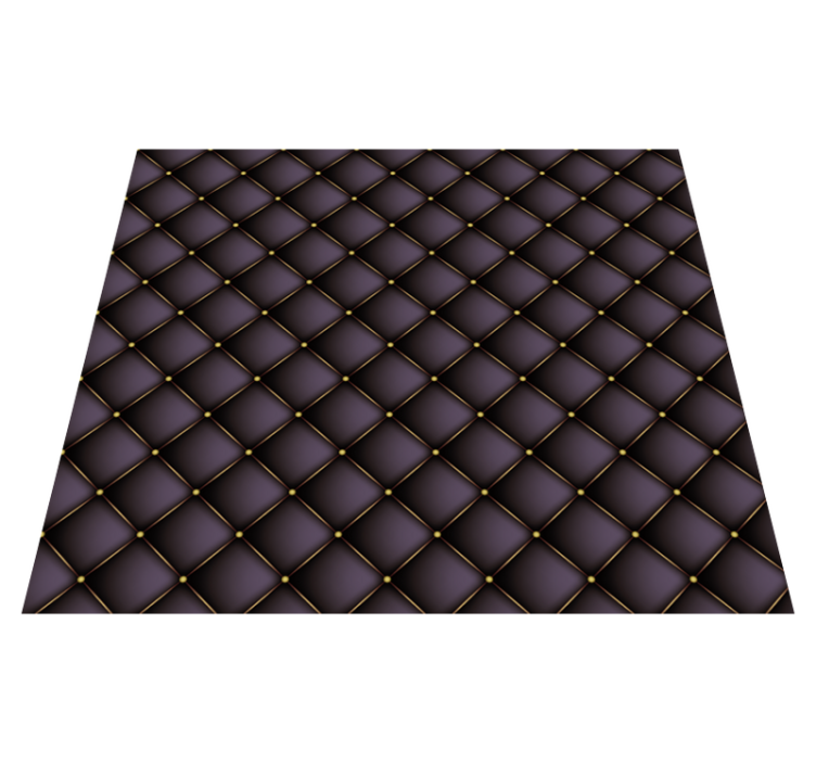 Quilted pattern Vinyl rug for home office - TenStickers