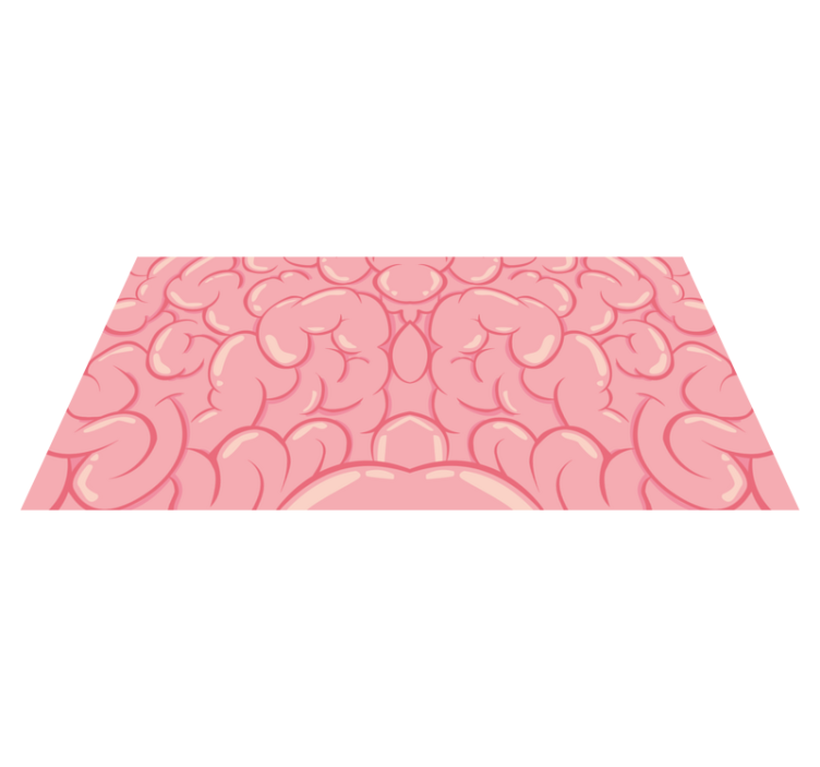 Abstract Curves textured vinyl rug - TenStickers