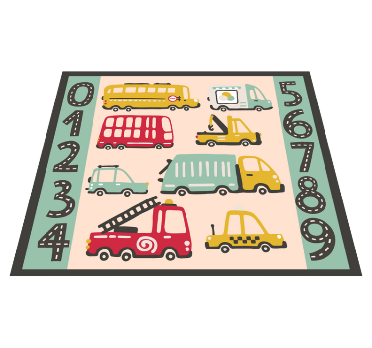 Vehicular Fun kids vinyl rug - TenStickers