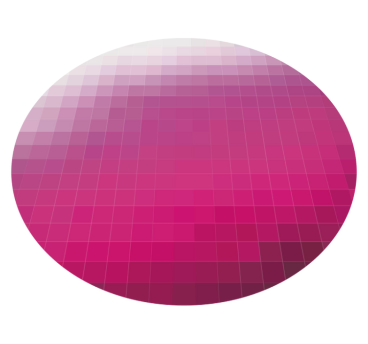 Gradient Sphere minimalist vinyl rug - TenStickers