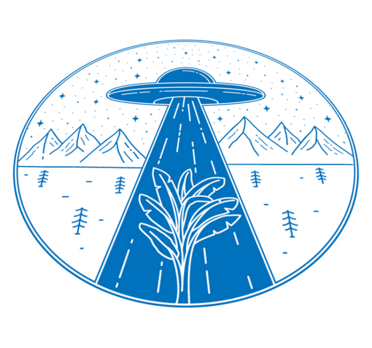 UFO Adventure vinyl rug - TenStickers