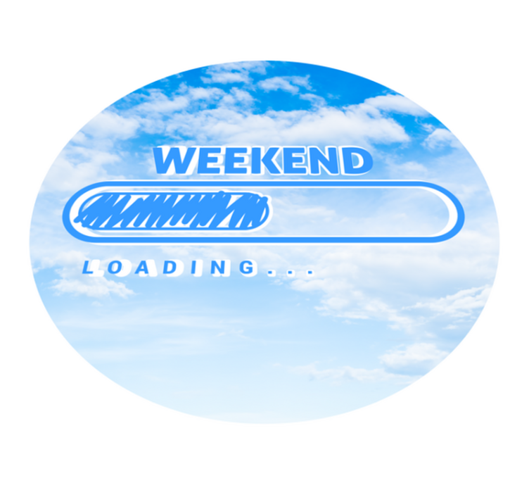 Loading weekend sky custom rug - TenStickers