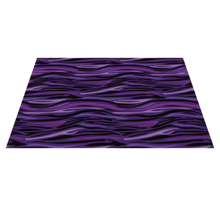Purple animal print teen vinyl rug - TenStickers