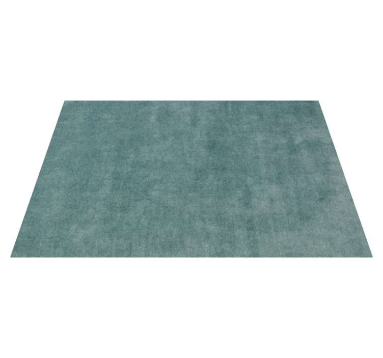Muted Teal Hue marble vinyl rug - TenStickers