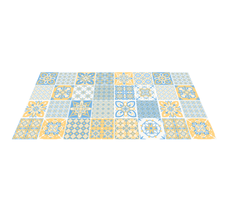 Portuguese mix tiles  kitchen floor tiles - TenStickers