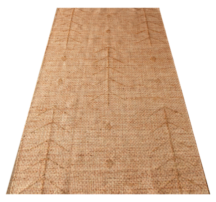 Natural Texture living room vinyl rug - TenStickers