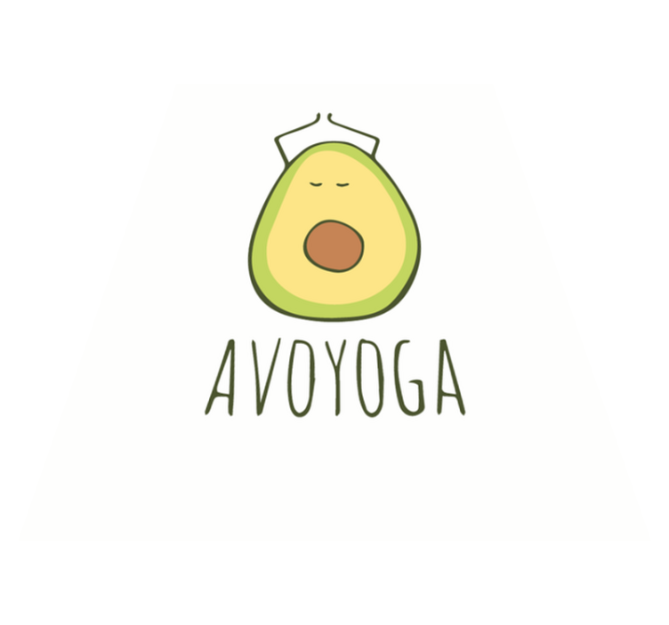 Avoyoga custom floor vinyl rug - TenStickers
