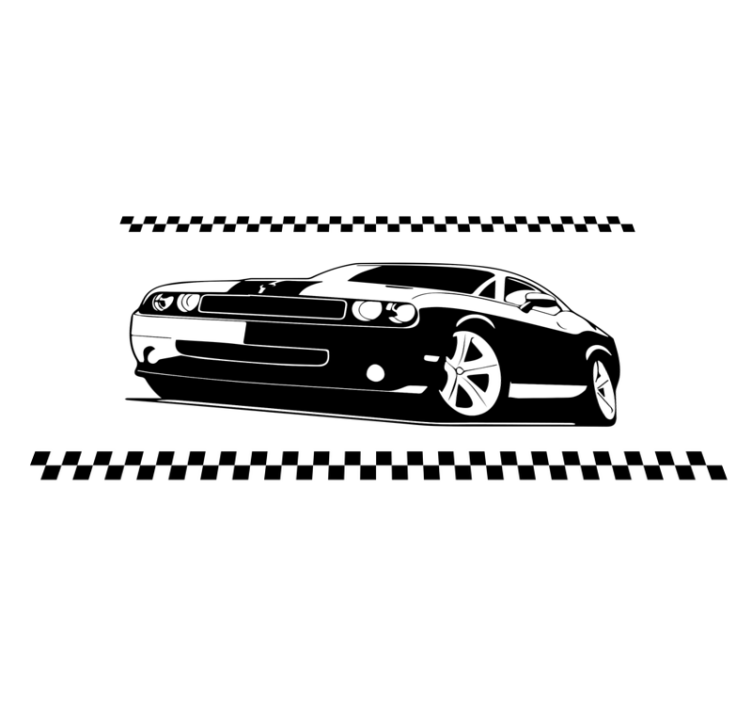 Stylish sports cars teenager vinyl rug - TenStickers